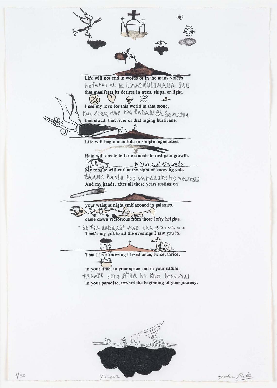 JOHN PULE – Life Will Not End in Words